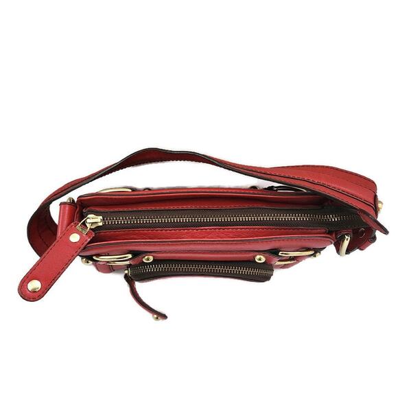 Banana Republic Vintage Women's Rust Leather Shoulder Bag - Picture 5 of 8